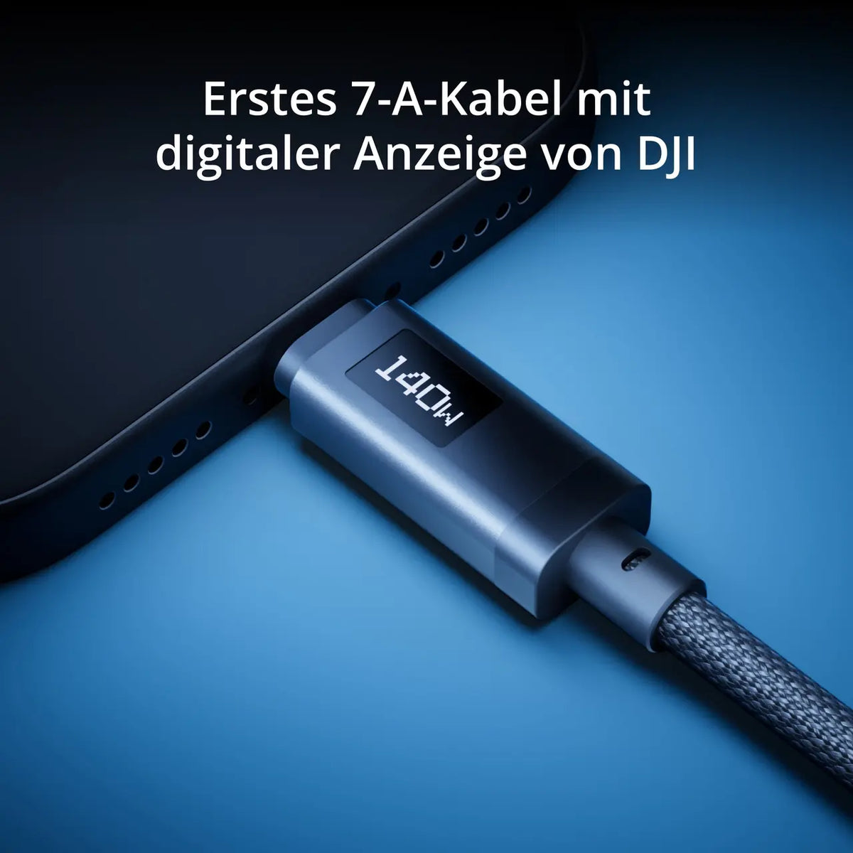 DJI Power 140W GaN Lade-Combo mit zwei Kabeln (1 m/1,8 m)