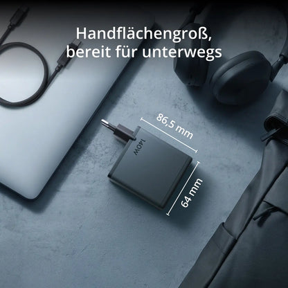 DJI Power 140W GaN Lade-Combo mit zwei Kabeln (1 m/1,8 m)