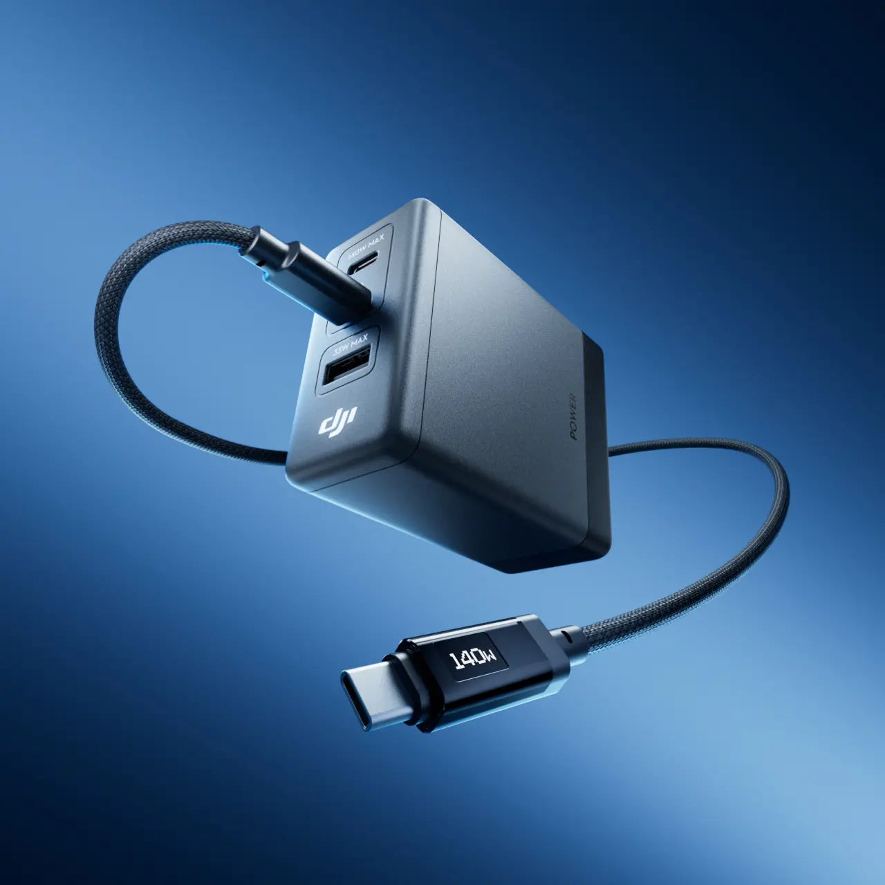 DJI Power 140W GaN Lade-Combo mit zwei Kabeln (1 m/1,8 m)