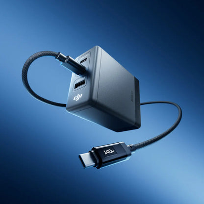 DJI Power 140W GaN Lade-Combo mit zwei Kabeln (1 m/1,8 m)